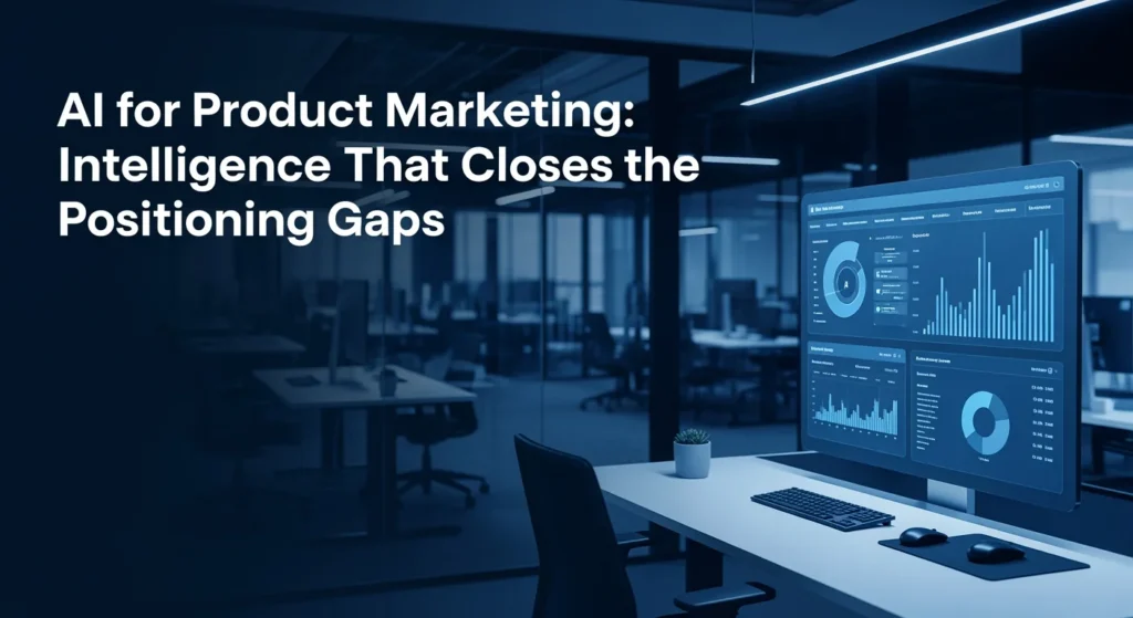 Professional image representing AI for Product Marketing: Intelligence That Closes the Positioning Gap