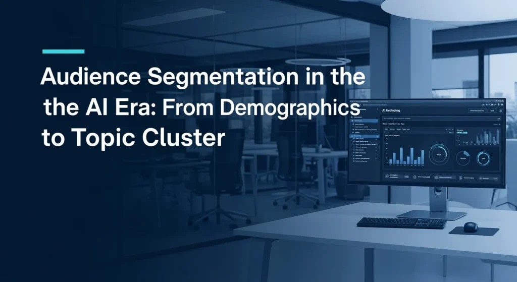 Professional image representing Audience Segmentation in the AI Era: From Demographics to Topic Clusters