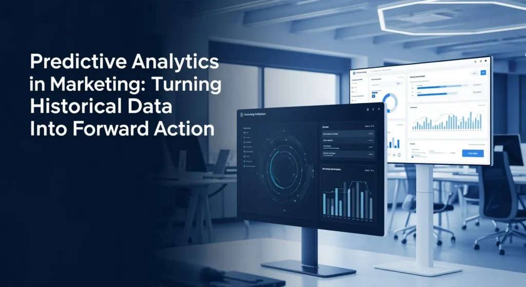 Professional image representing Predictive Analytics in Marketing: Turning Historical Data Into Forward Action