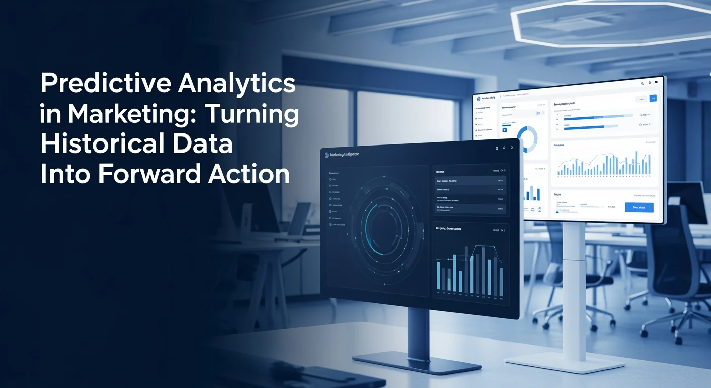 Professional image representing Predictive Analytics in Marketing: Turning Historical Data Into Forward Action