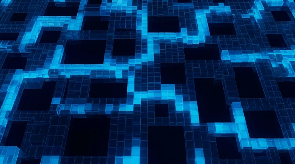 Content gap intelligence map — illuminated and dark zones of topical coverage