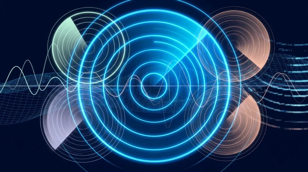 Share of voice in AI search — competitive brand signal landscape visualization