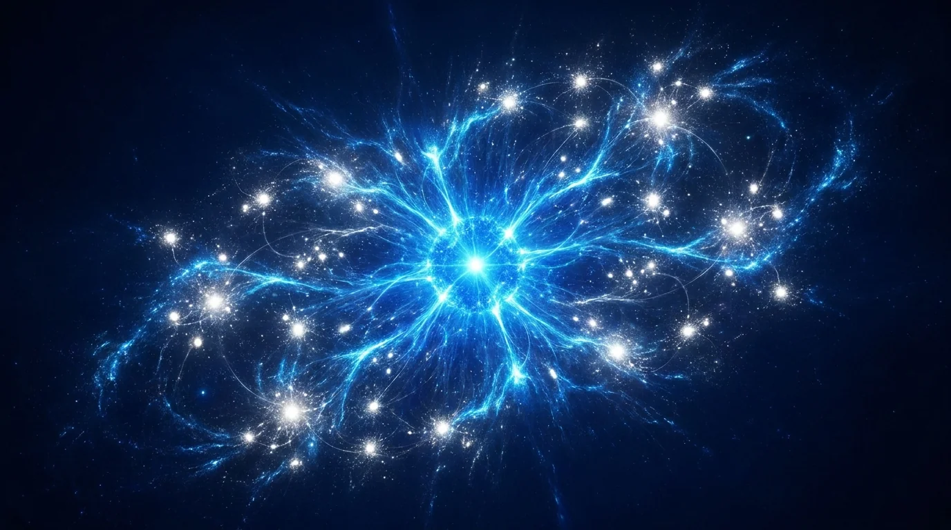 Topic authority content strategy — hub and spoke expertise topology visualization
